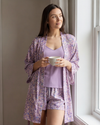 Women V-Neck Cotton Pajama Set – Naval Academy