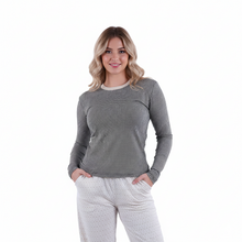 تحميل الصورة إلى عارض المعرض، شيرت طويل الاكمام باللون الأزرق