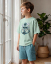 Boys SS Oversize T-Shirt With Short Pajama Set – Dewkist