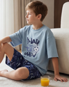 Boys SS Oversize T-Shirt With Short Pajama Set – Skyride