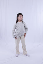 Load image into Gallery viewer, GIRLS LS T.SHIRT Green Blue Argyle
