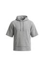 Men Short Sleeve Hoodie – Cool Gray 4C