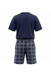 Men V-Neck Cotton Pajama Set – Naval Academy