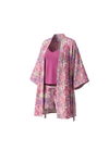 Women V-Neck Cotton Pajama Set – Mediterranean Blue