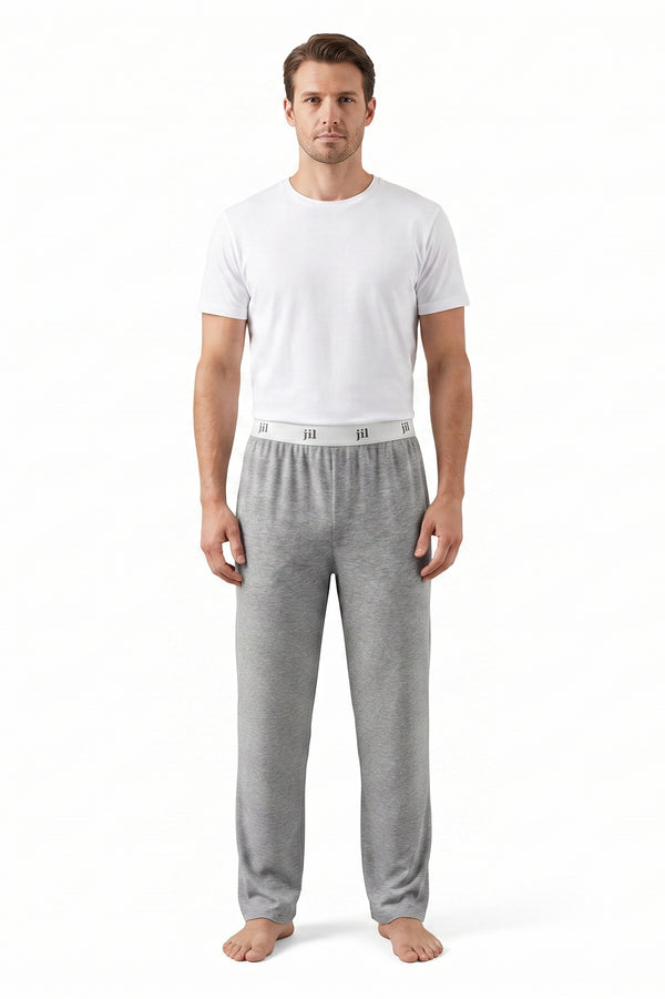 Grey LOUNGE PANTS With Elastic