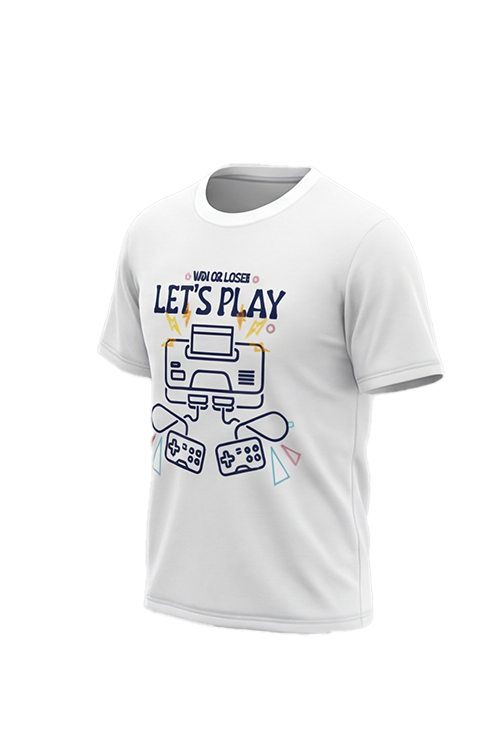 Boys SS Round Neck Cotton T-Shirt – Bright White