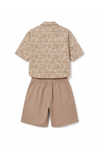Men Oversized Waffle Pajama Set – Light Africa