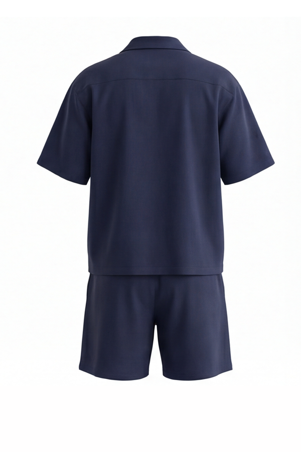 Men Oversized Waffle Pajama Set – Naval Academy