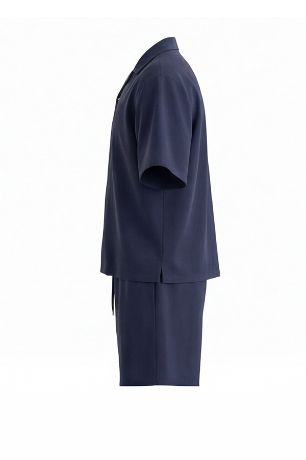 Men Oversized Waffle Pajama Set – Naval Academy
