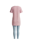 Women Oversize T-Shirt with Legging Pajama Set – Ballerina