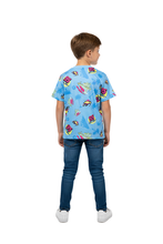 Load image into Gallery viewer, Boys All Over Print Polyester T-Shirt