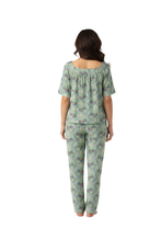 Load image into Gallery viewer, Women’s Short Sleeve Pajamas – Ether Flower Flowy
