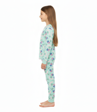 تحميل الصورة إلى عارض المعرض، LS PJ WITH PANTS  AOP/Della Robbia Stitch Thermal, 100% Synthetic Knit
