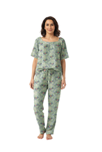 Load image into Gallery viewer, Women’s Short Sleeve Pajamas – Ether Flower Flowy
