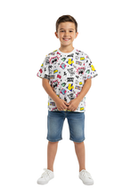 تحميل الصورة إلى عارض المعرض، Boys All Over Print Polyester T-Shirt