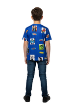 تحميل الصورة إلى عارض المعرض، Boys All Over Print Polyester T-Shirt
