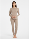 Woman LS T.SHIRT THERMAL, Cotton Single Lycra 95% Cotton & 5% Lycra