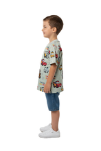 تحميل الصورة إلى عارض المعرض، Boys All Over Print Polyester T-Shirt
