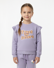 Load image into Gallery viewer, Girls LS PJ WITH PANT, Thistle