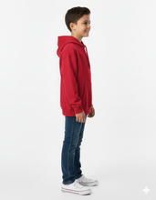 تحميل الصورة إلى عارض المعرض، Boys' Hoodie, PALS Blue ,Chinese Red, Cool Gray &amp; Bright White