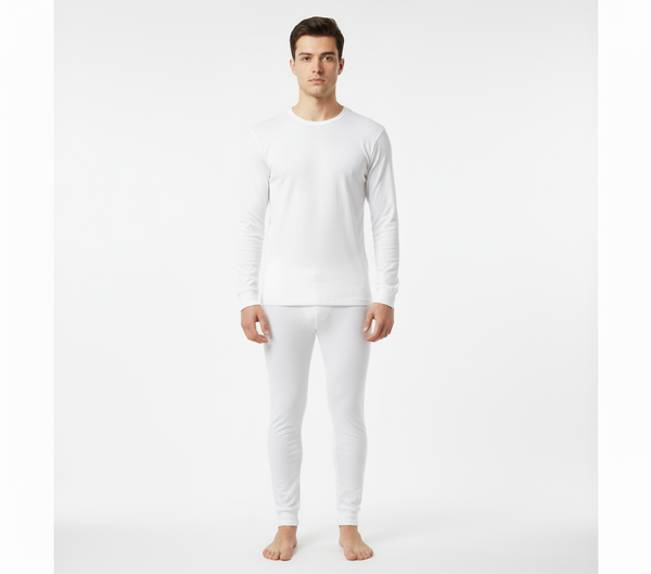 Men L.S T.SHIRT , THERMAL Interlock 50% Cotton & 50% Polyester