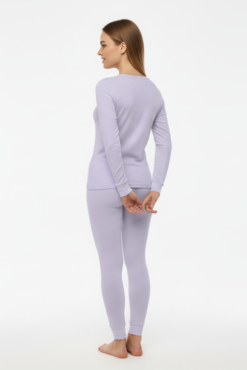 Women LEGGING THERMAL, Heavy 100% Synthetic Knit