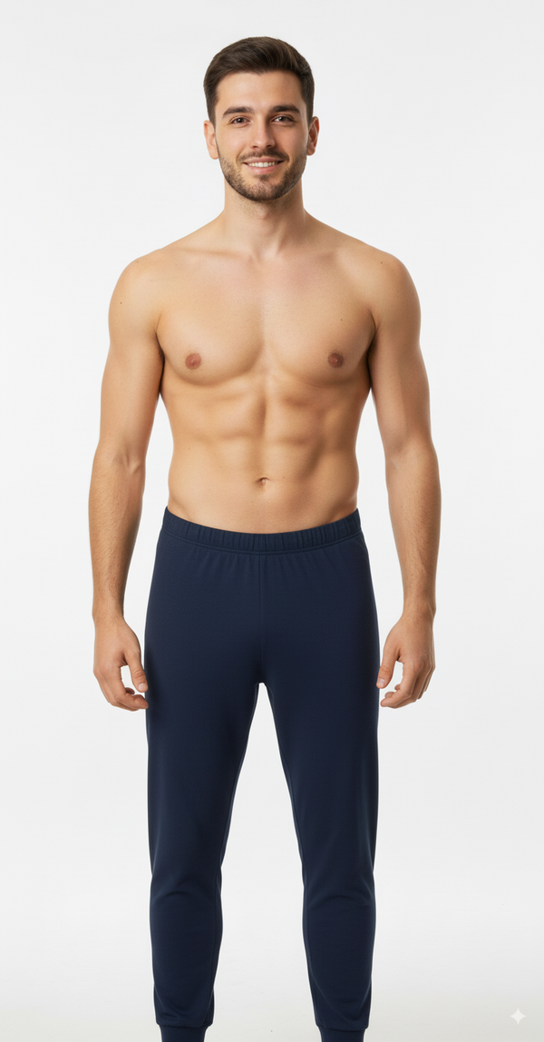 Men Legging, THERMAL Light 100% Synthetic Knit
