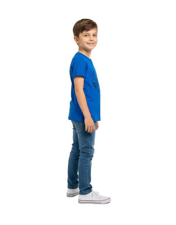 Boys Spider-Man Cotton T-Shirt – French Blue