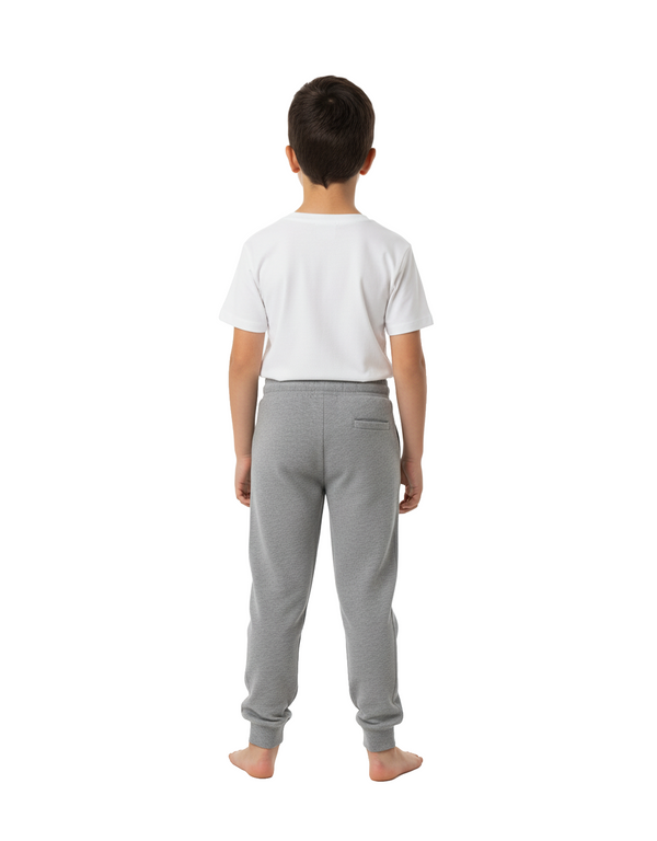Disney Mickey Mouse Boys’ Cotton French Terry Sweatpants – Heather Grey