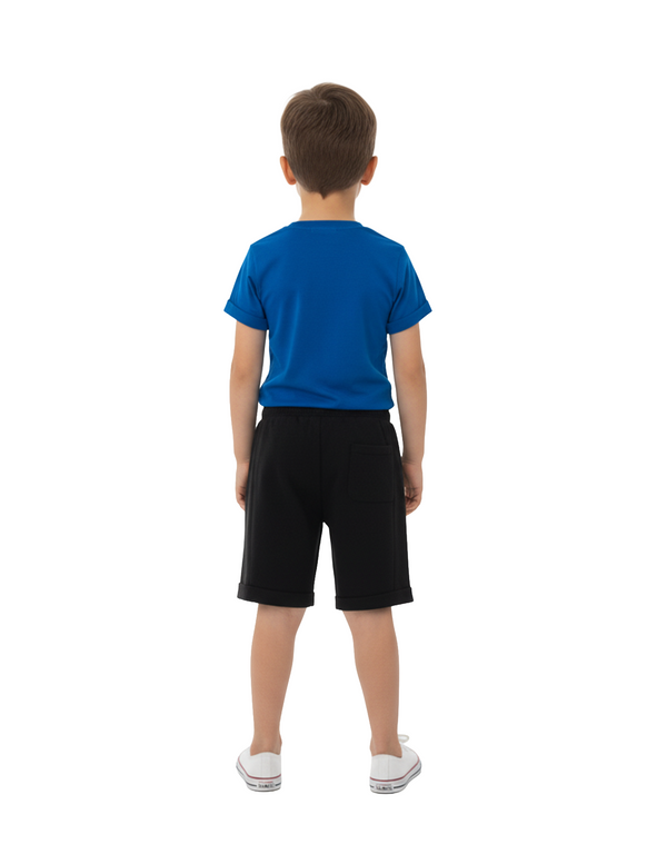 Marvel Avengers Boys’ 100% Cotton French Terry Shorts – Moonless Night