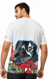 تي شيرت أبيض للرجال من فيلم VENOM VS SPIDER-MAN