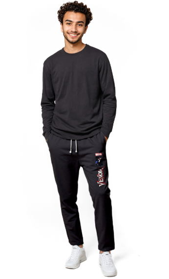 بنطلون فينوم أسود للرجال