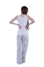 تحميل الصورة إلى عارض المعرض، Women Tank Top Pajama - Bright White
