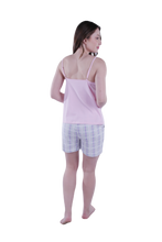 تحميل الصورة إلى عارض المعرض، Women Slip Pajamas with Shorts and Pants - Ballerina

