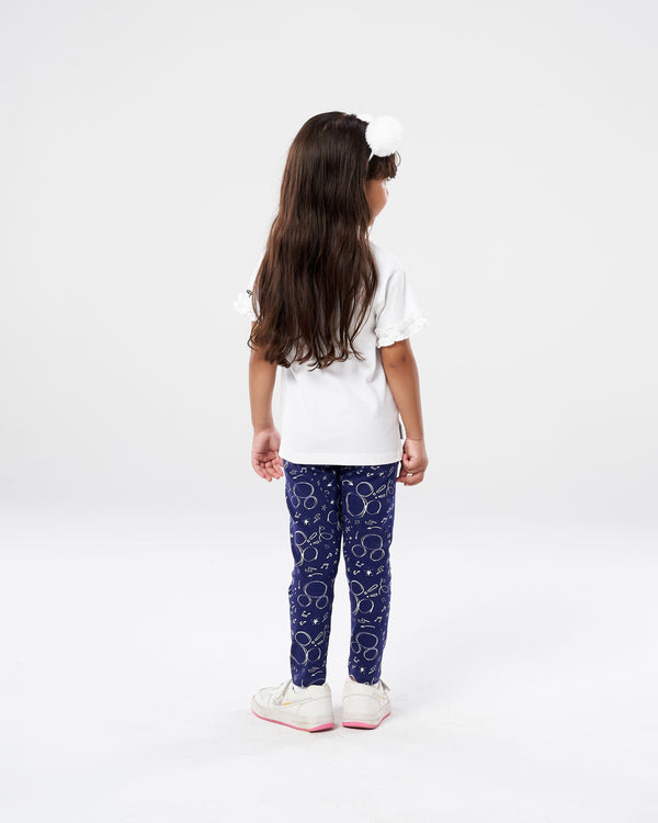 Girl's Mickey And Friends Leggings