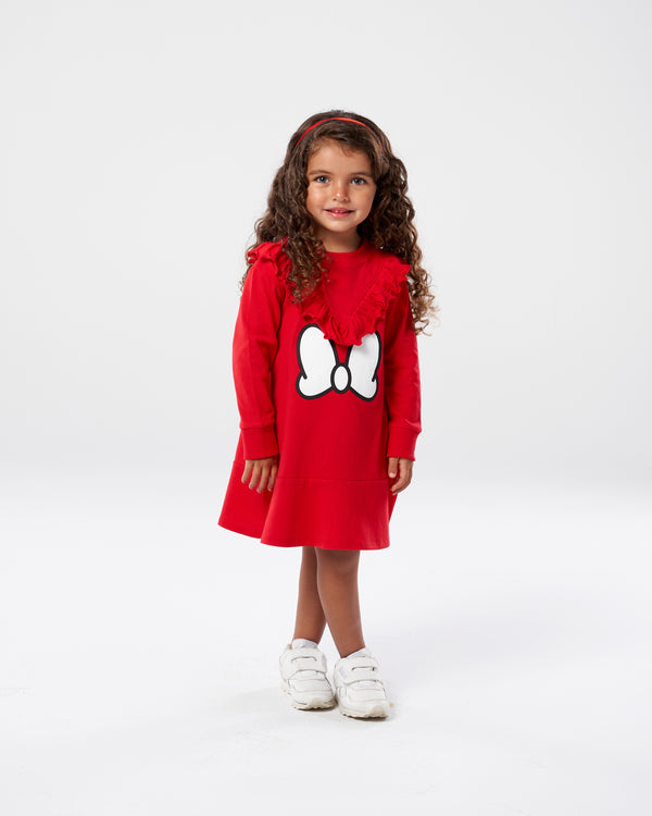 Disney GIRLS ALL OVER LS DRESS