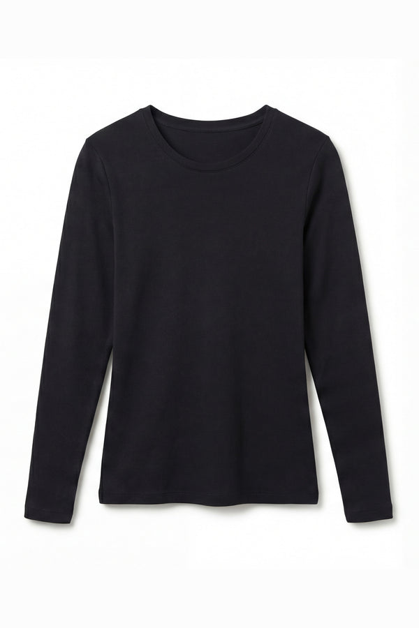 Women Long Sleeve Cotton Undershirt – Moonless Night