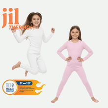 تحميل الصورة إلى عارض المعرض، Girls LS T.SHIRT THERMAL, InterLock 50% Cotton &amp; 50% Polyester
