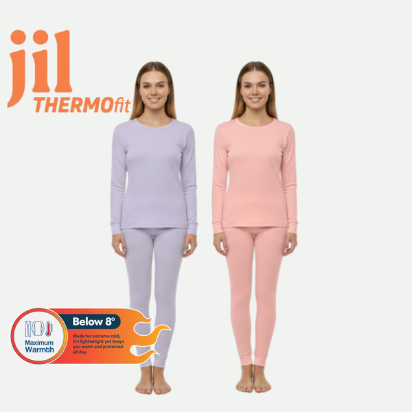 Women LS T.SHIRT, THERMAL Heavy 100% Synthetic Knit