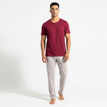 تحميل الصورة إلى عارض المعرض، WG O-NECK SS T.SHIRT Windsor Wine
