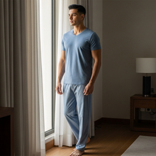 تحميل الصورة إلى عارض المعرض، WG V-NECK SS T.SHIRT Ether
