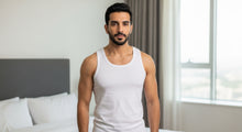Load image into Gallery viewer, JIL ,Singlet white 60/2 Yarn
